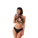 Red silicone ball gag with adjustable straps