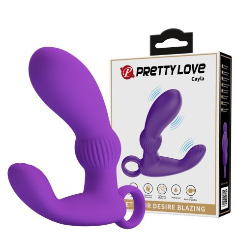 Pretty Love Cayla Purple Masażer Prostaty 12 Trybów
