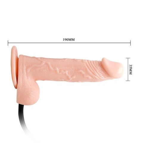 Baile Inflatable Dong Pompowane Dildo z Przyssawką