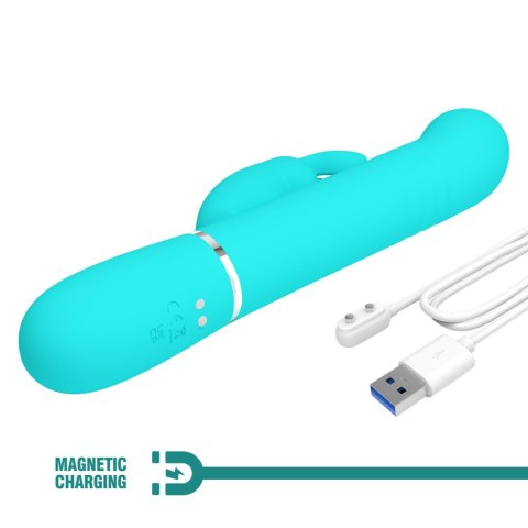 Wibrator Króliczek Pretty Love Coale 7 Wibracji 4 Rotacje 4 Ruchy