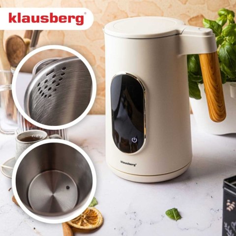 CZAJNIK ELEKTRYCZNY 1,7L KLAUSBERG KB-9005 REGULACJA TEMPERATURY