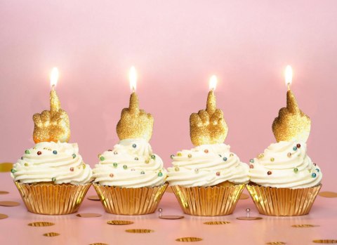 Happy F'ing Birthday Candle Set