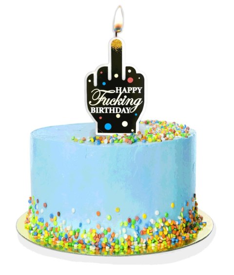 Happy F'ing Birthday Candle