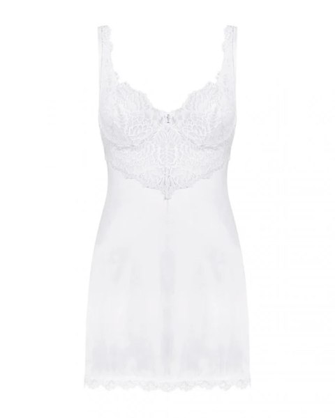 Koszulka Bielizna Amor Blanco Biała Z Koronką Stringi S/M Elegancka