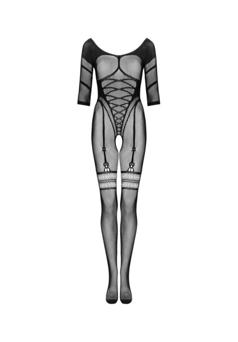 Bielizna Bodystocking G329 Czarna Seksowna Elastyczna S/M/L