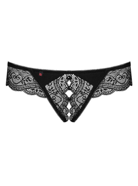 Stringi Miamor Otwarte L/XL Koronka Kamyczki Elastyczne Tkaniny