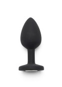 Diamond Booty Jewel Small Black korek analny silikon