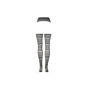 Suspender Striped Pantyhose - One Size