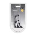 3 Loop Silicone Cockring - Black
