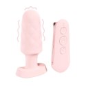 Velvet - Remote Control Vibrating Plug - Pink