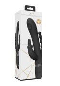 Wibrator RINI Black 3 Silniki 10 Funkcji Silikon Medyczny Wodoodporny