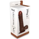 Dildo-REALISTIC DILDO REAL RAPTURE BROWN 9"