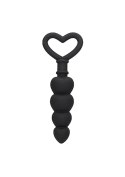 Anal Love Beads Black – Elastyczne kulki analne do penetracji