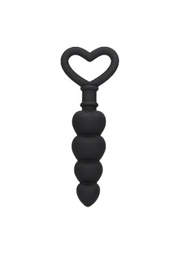 Anal Love Beads Black – Elastyczne kulki analne do penetracji