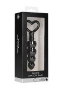 Anal Love Beads Black – Elastyczne kulki analne do penetracji