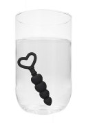 Anal Love Beads Black – Elastyczne kulki analne do penetracji