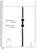 Ouch! Bone Gag – Czarny silikonowy knebel w kształcie kości