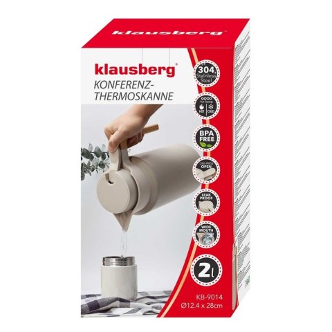 TERMOS DZBANEK KONFERENCYJNY NA KAWĘ HERBATĘ 2L KLAUSBERG KB-9014