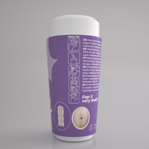 CRUSHIOUS FAPPUCINO HOT BUNS PORTABLE ANAL MASTURBATOR