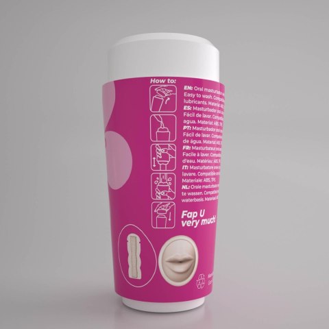 CRUSHIOUS FAPPUCINO SWEET KISS PORTABLE ORAL MASTURBATOR