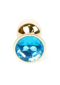 MyLove Toys - Jewellery Gold PLUG- Light Blue