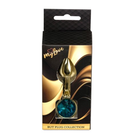 MyLove Toys - Jewellery Gold PLUG- Light Blue