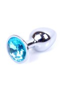 MyLove Toys - Jewellery Silver PLUG- Light Blue