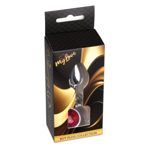 MyLove Toys - Jewellery Silver PLUG- Red