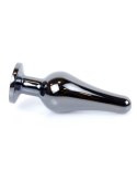 MyLove Toys - Jewellery Dark Silver BUTT PLUG- Clear