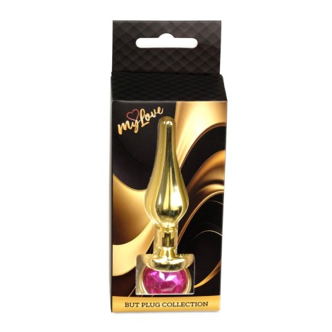MyLove Toys - Jewellery Gold BUTT PLUG- Pink