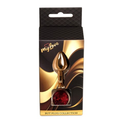 MyLove Toys - Jewellery Red Gold PLUG- Red