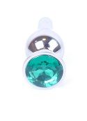 MyLove Toys - Jewellery Silver BUTT PLUG- Green
