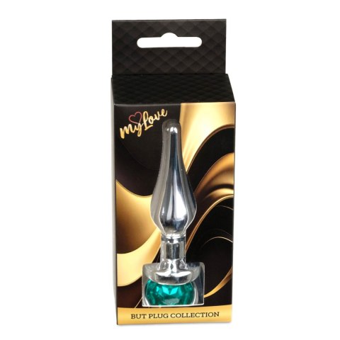 MyLove Toys - Jewellery Silver BUTT PLUG- Green