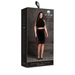 Kala XXXVII - Two Piece with Turtleneck, Crop Top and Skirt - Plus Size