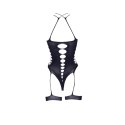 Metis XVI - Body with Garters and Crossed Neckline - One Size