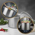 GARNEK GASTRONOMICZNY Z POKRYWĄ STALOWĄ Ø38cm 27L KINGHOFF KH-2025