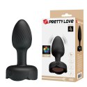 Korek Analny Pretty Love Olman Silikon 10 Wibracji LED Podświetlenie
