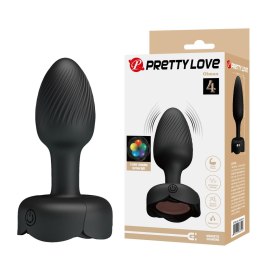 Korek Analny Pretty Love Olman Silikon 10 Wibracji LED Podświetlenie