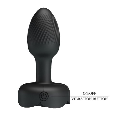 Korek Analny Pretty Love Olman Silikon 10 Wibracji LED Podświetlenie
