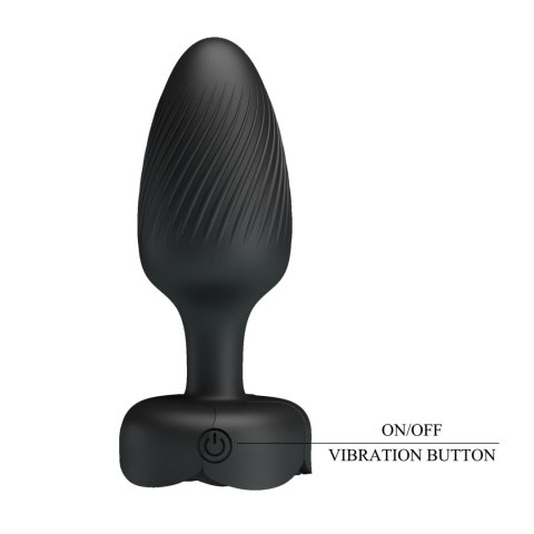 Korek Analny Pretty Love Osborn Silikon 10 Wibracji LED Podświetlenie