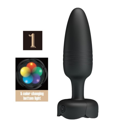 Korek Analny Pretty Love Tarion Silikon 10 Wibracji LED Podświetlenie