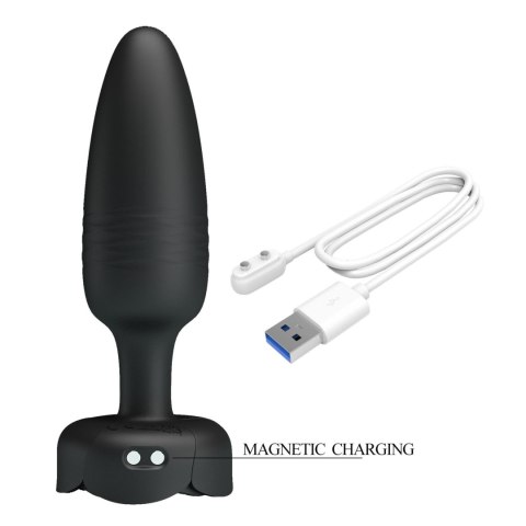 Korek Analny Pretty Love Tarion Silikon 10 Wibracji LED Podświetlenie