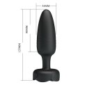Korek Analny Pretty Love Tarion Silikon 10 Wibracji LED Podświetlenie