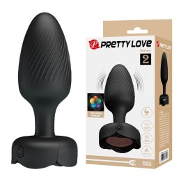 Korek Analny Pretty Love Varian 10 Wibracji Silikon LED Kolorowy