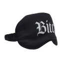 Bitch - Printed Satin Mask - Black
