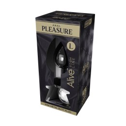 Mini Metal Butt Plug L clear