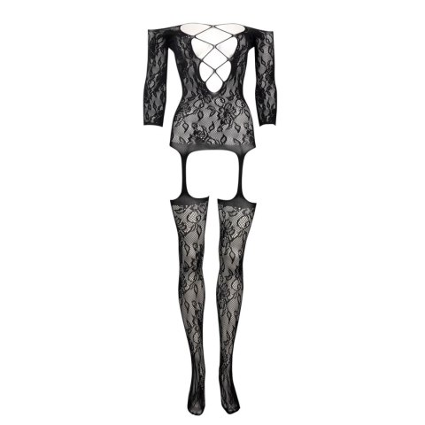 Criss Cross Neck Bodystocking - One Size