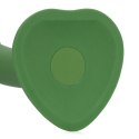 Non-Phallic Vibrating Dildo - Small - Forest Green
