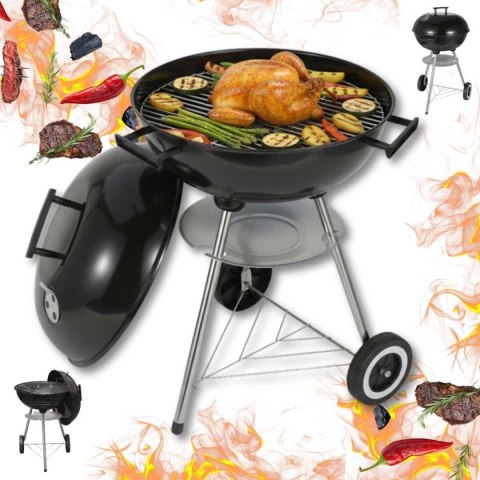 Grill Węglowy Kinghoff KH-2033 41 cm Pokrywa Regulacja Powietrza