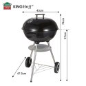 Grill Węglowy Kinghoff KH-2033 41 cm Pokrywa Regulacja Powietrza